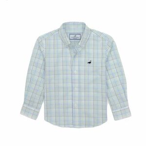 Properly Tied Seasonal sport shirt in laguna plaid - Size 7